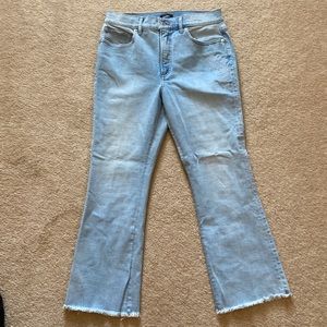 Express High Rise Flare Jeans - Size 8